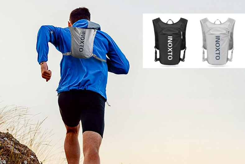 5L Lightweight Running Hydration Vest Backpack – 2 Colours £14.99 instead of £39.99