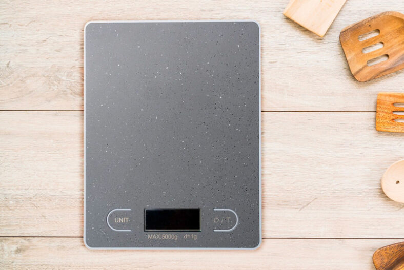 £11.99 instead of £14.99 for a grey speckled digital kitchen scale from Kitchenways – save 20%