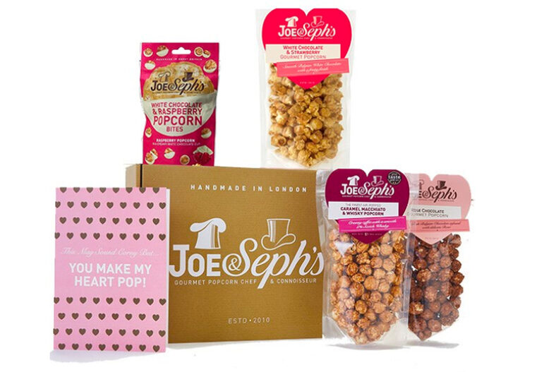 £15.99 instead of £20 for a Valentine’s Night In Popcorn Gift Box from Joe & Seph’s – save 20%