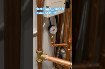 Loving the heat pump going in to replace the old immersion tank