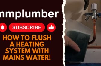 HOW To flush a heating system with mains water easily!