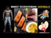 Six Simple Steps To Boost Testosterone Naturally |Foods To Boost Testosterone