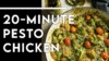 THE EASIEST 20-MINUTE KETO DINNER EVER – One-pot Pesto Chicken Skillet – CHEF MICHAEL