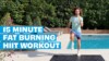 15 Minute Fat Burning HIIT Workout | No Equipment | The Body Coach