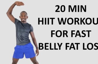 20 Minute HIIT Workout to Lose Belly Fat Fast🔥Burn 250 Calories🔥