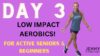 Day 3 – LOW IMPACT AEROBICS!  Old School Moves!
