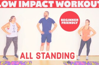 Low impact, all standing workout from home.