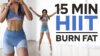 15 min Intense HIIT for Fat Burn | Standing & No Equipment