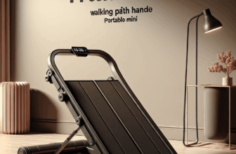 Folding Treadmill Walking Pad with Handle Portable Mini
