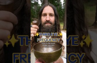 ✨️THIRD EYE CHAKRA✨️ Full Moon Tibetan Bowl Frequency. #soundhealing #soundviral