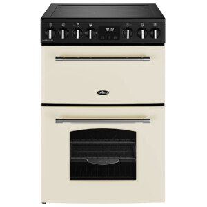 Belling 444411811 60cm Wide Farmhouse Double Oven Cooker in Cream Cera