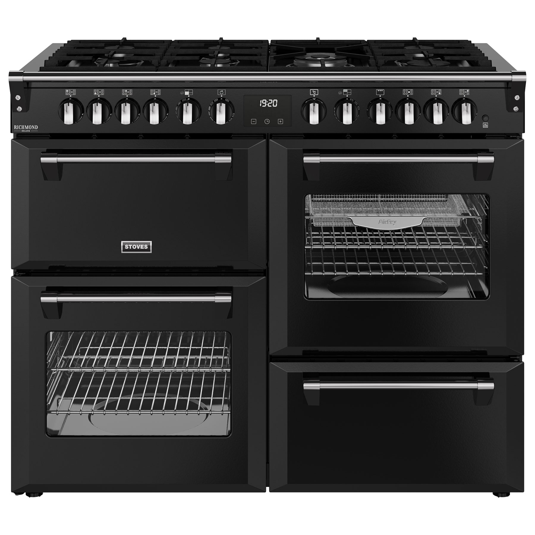 Stoves 444411876 110cm Wide Richmond Deluxe Dual Fuel Range Cooker in
