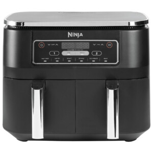 Ninja AF300UK Ninja 7 6L Foodi Dual Zone Air Fryer in Black 2400W