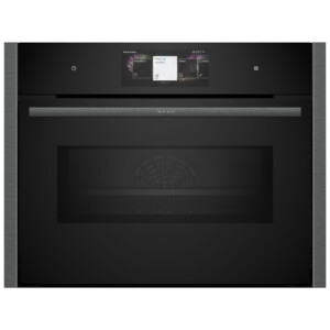 Neff C24MT73G0B N90 Built In Compact Oven Microwave In Black with Grap