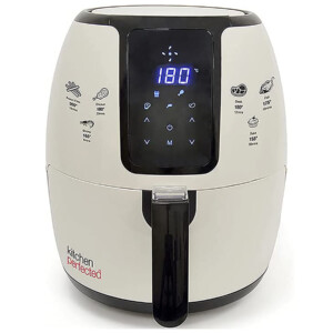 Kitchen Perfected E6703WI 4L Digital Air Fryer in Cream Black