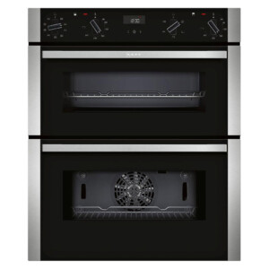Neff J1ACE2HN0B N50 Built Under CircoTherm Double Oven in Black with S