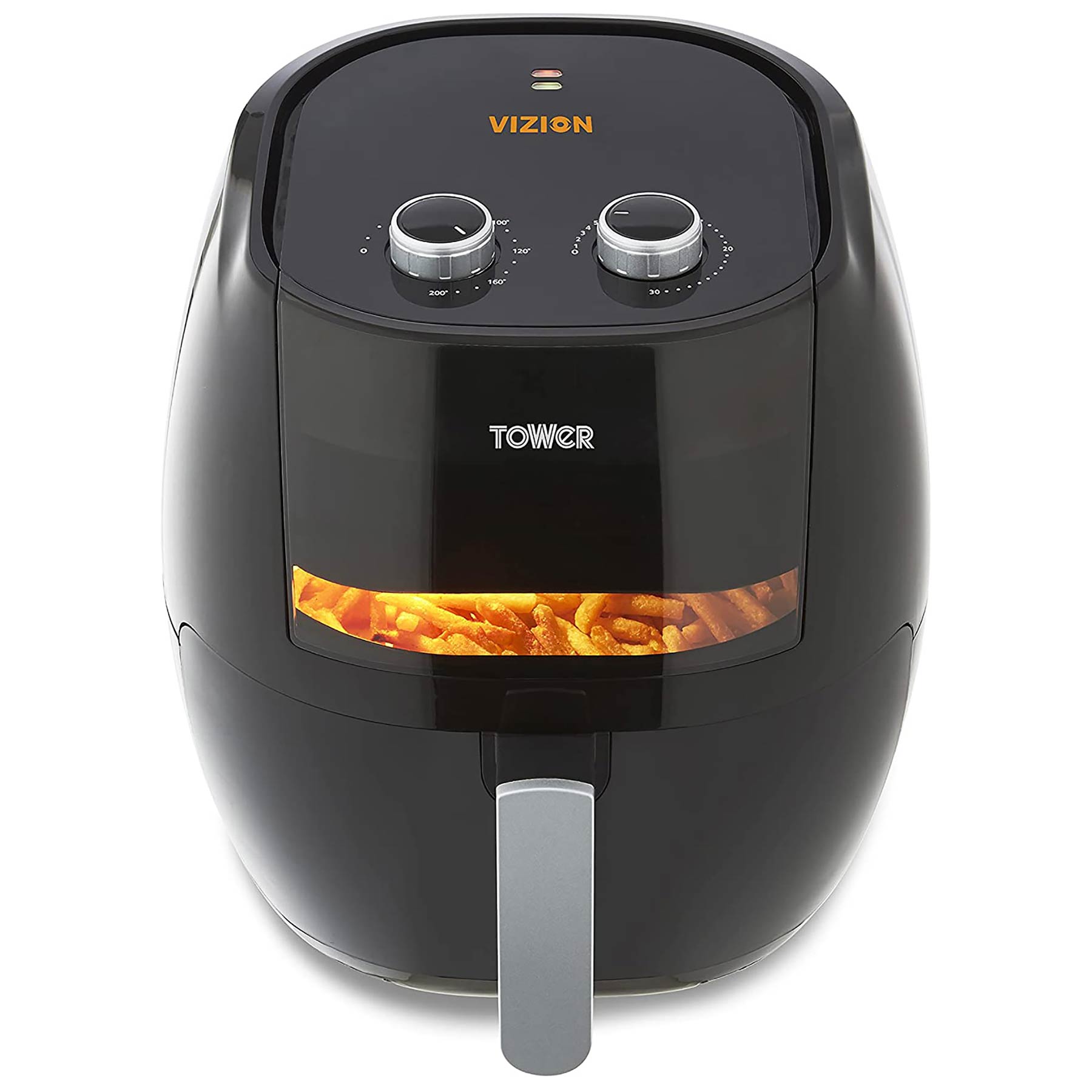 Tower T17071 7L VORTX Single Zone Manual Air Fryer Vizion Window