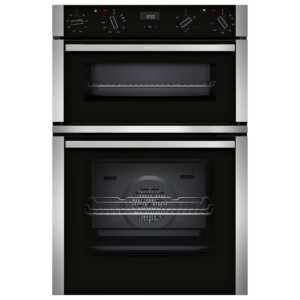 Neff U1ACE2AN3B N50 88cm Built In Electric Double Oven in Black with S