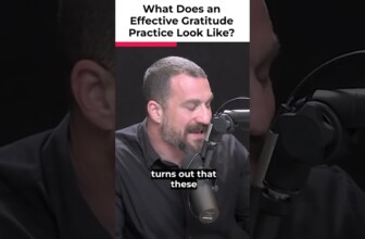 Andrew Huberman on Effective Gratitude Practices