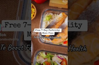 Grab Your Free Fertility Meal Plan #fertility #infertility #ivfsuccess