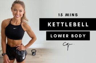 15 Min LOWER BODY KETTLEBELL WORKOUT at Home | Caroline Girvan