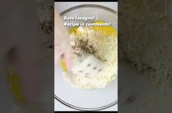 Keto lasagna!