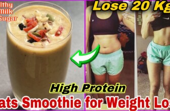 Oats Smoothie for Weight Loss | High Protein Oats Breakfast Smoothie Recipe for Weight Loss #oats