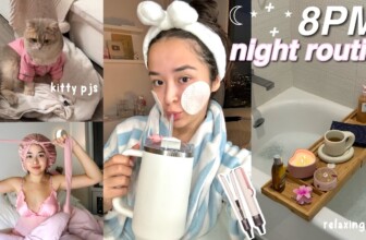 my self care night routine ☽