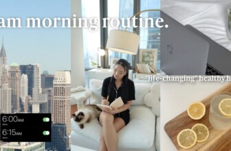 6am morning routine: life-changing healthy habits, tips to get up early, workout, & stay on track! 🌱