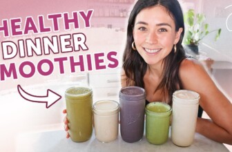 5 HEALTHY DINNER SMOOTHIES FOR WEIGHT LOSS🙌