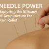 Needle Power: Exploring the Efficacy of Acupuncture for Pain Relief