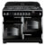 Rangemaster 116660 110cm Wide Classic Gas Range Cooker in Black with C