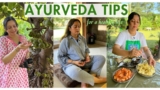 AYURVEDA tips for daily life from an Ayurvedic DOCTOR | Health tips for women