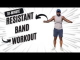 10-Minute Full-Body Resistance Band Workout for Beginners – No Gym Needed!