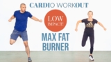 Fat burning, high intensity, low impact home cardio workout