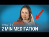 A meditation expert shows her stress relief ‘tapping’ exercise which you can do in 2 minutes