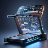 FOUSAE 5-in-1 Treadmill App-compatible 12 km/h 9% Incline