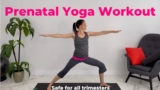 Prenatal Yoga Workout (Pregnancy Yoga) – safe for all trimesters