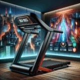 CITYSPORTS 2-in-1 Folding Treadmill App LED Display