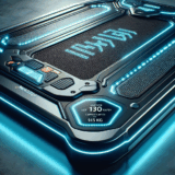 bigzzia Walking Pad LED 145 kg Capacity