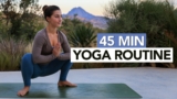 45 Min Yoga Routine | Full Body Beginner Friendly Yoga