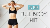 10 min FULL BODY HIIT (Apartment Friendly Fat Burn)
