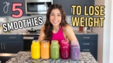 5 SMOOTHIES FOR THE WEEK TO LOSE WEIGHT! Yovana