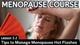 Natural Menopause Solutions That ACTUALLY Work! | Lesson 5.2 Menopause Course | Menopause Relief