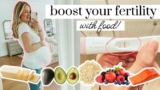 BEST FOODS FOR FERTILITY | Boost Your Chances of Conceiving Naturally | Becca Bristow MA, RD