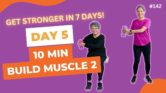 DAY 5: 10 Minute Strength Workout for Seniors, Beginners