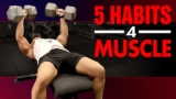 5 MUSCLE Building HABITS For Men Over 40 (TRY THESE TIPS!)