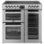 Belling 444411792 90cm Wide Cookcentre Ceramic Range Cooker in Stainle