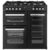 Belling 444411793 90cm Wide Cookcentre Dual Fuel Range Cooker in Black