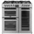 Belling 444411794 90cm Wide Cookcentre Dual Fuel Range Cooker in Stain